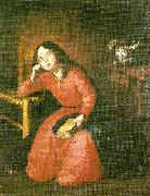 Francisco de Zurbaran the girl virgin asleep Sweden oil painting reproduction